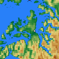 Nearby Forecast Locations - Skomvaer Fyr - mapa