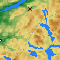 Nearby Forecast Locations - Kjobli I Snasa - mapa