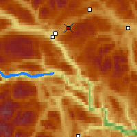 Nearby Forecast Locations - Fokstua - mapa