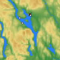 Nearby Forecast Locations - Hamar Port lotniczy - mapa
