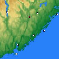 Nearby Forecast Locations - Hynnekleiv - mapa