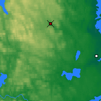 Nearby Forecast Locations - Åmot - mapa