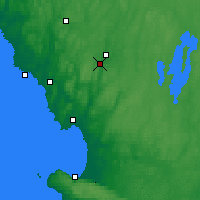 Nearby Forecast Locations - Torpup - mapa