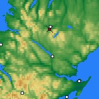 Nearby Forecast Locations - Altnaharra - mapa
