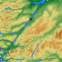 Nearby Forecast Locations - Loch Ness - mapa