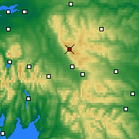 Nearby Forecast Locations - Góry Pennińskie - mapa
