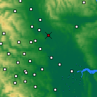 Nearby Forecast Locations - York - mapa
