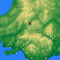 Nearby Forecast Locations - Góry Kambryjskie - mapa