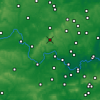 Nearby Forecast Locations - High Wycombe - mapa