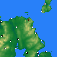 Nearby Forecast Locations - Ballycastle - mapa