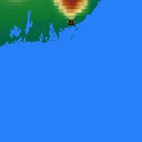 Nearby Forecast Locations - Fagurhólsmýri - mapa