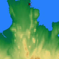 Nearby Forecast Locations - Raufarhöfn - mapa