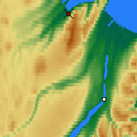 Nearby Forecast Locations - Skjaldthingsstad - mapa