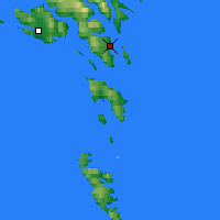 Nearby Forecast Locations - Wyspy Owcze - mapa