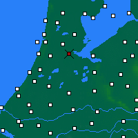 Nearby Forecast Locations - Amsterdam - mapa