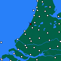 Nearby Forecast Locations - Noordwijk - mapa
