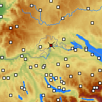 Nearby Forecast Locations - Szafuza - mapa