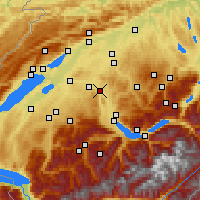 Nearby Forecast Locations - Berno - mapa