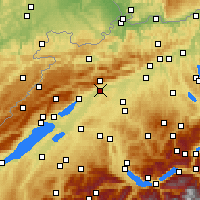 Nearby Forecast Locations - Solura - mapa