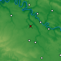 Nearby Forecast Locations - Évreux - mapa