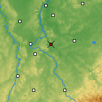 Nearby Forecast Locations - Nancy - mapa