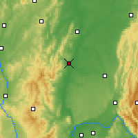 Nearby Forecast Locations - Mâcon - mapa