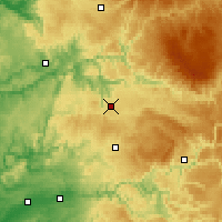 Nearby Forecast Locations - Rodez - mapa