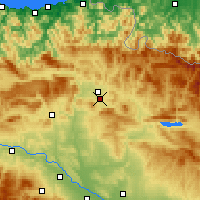 Nearby Forecast Locations - Pampeluna - mapa