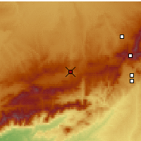 Nearby Forecast Locations - Ávila - mapa