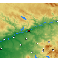 Nearby Forecast Locations - Kordoba - mapa