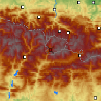 Nearby Forecast Locations - Andora - mapa