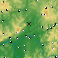Nearby Forecast Locations - Friedberg - mapa