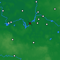 Nearby Forecast Locations - Poczdam - mapa