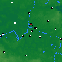 Nearby Forecast Locations - Tegel - mapa