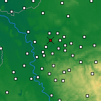 Nearby Forecast Locations - Gladbeck - mapa