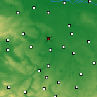 Nearby Forecast Locations - Halle - mapa