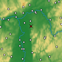 Nearby Forecast Locations - Geisenheim - mapa