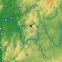 Nearby Forecast Locations - Neuhütten - mapa