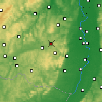 Nearby Forecast Locations - Enkenbach-Alsenborn - mapa