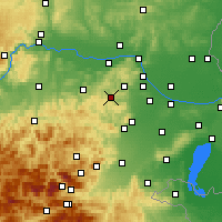 Nearby Forecast Locations - Breitenfort - mapa