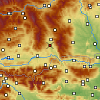 Nearby Forecast Locations - St. Andrä - mapa