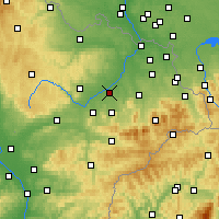 Nearby Forecast Locations - Ostrawa - mapa