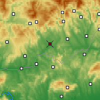 Nearby Forecast Locations - Łuczeniec - mapa