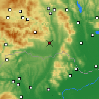 Nearby Forecast Locations - Koszyce - mapa