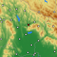 Nearby Forecast Locations - Kamenica nad Cirochou - mapa