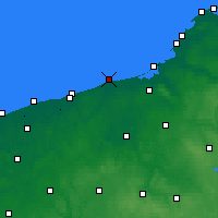 Nearby Forecast Locations - Gąski - mapa