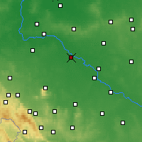 Nearby Forecast Locations - Wrocław - mapa