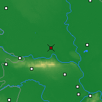 Nearby Forecast Locations - Nowy Sad - mapa