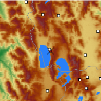 Nearby Forecast Locations - Ochryda - mapa