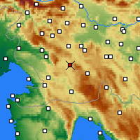 Nearby Forecast Locations - Postojna - mapa